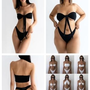 437 swim Leo tie swim top